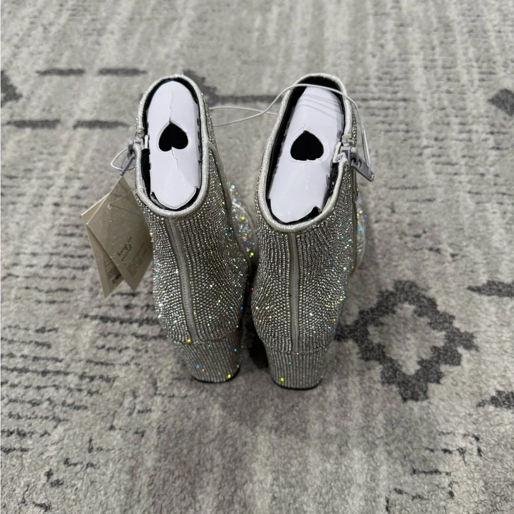 a new day Silver Sparkle Heeled Boots - Picture 2 of 3